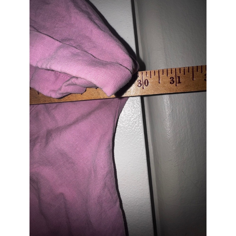 We The Free Pink Linen Moon City Tunic Top XL Boho Frayed Hem Boho - Picture 7 of 11
